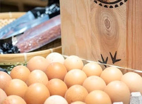 Huevos de gallinas criadas en libertad e Casa Roibas